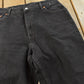 Vintage 1990s Levi's 550 Relaxed Tapered Black Denim Jeans Women's 31 x 27
