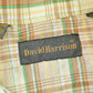 Vintage 1980s David Harrison Plaid Snaps Button Up Western Shirt Men's XL
