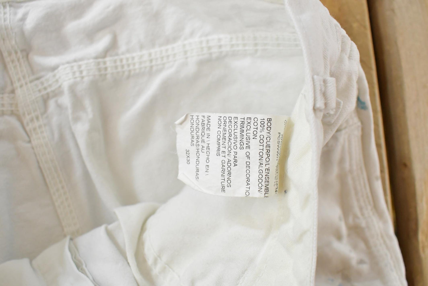 Vintage 1990's Dickies Sherwin Williams White Painters Pants Men's 32 x 29