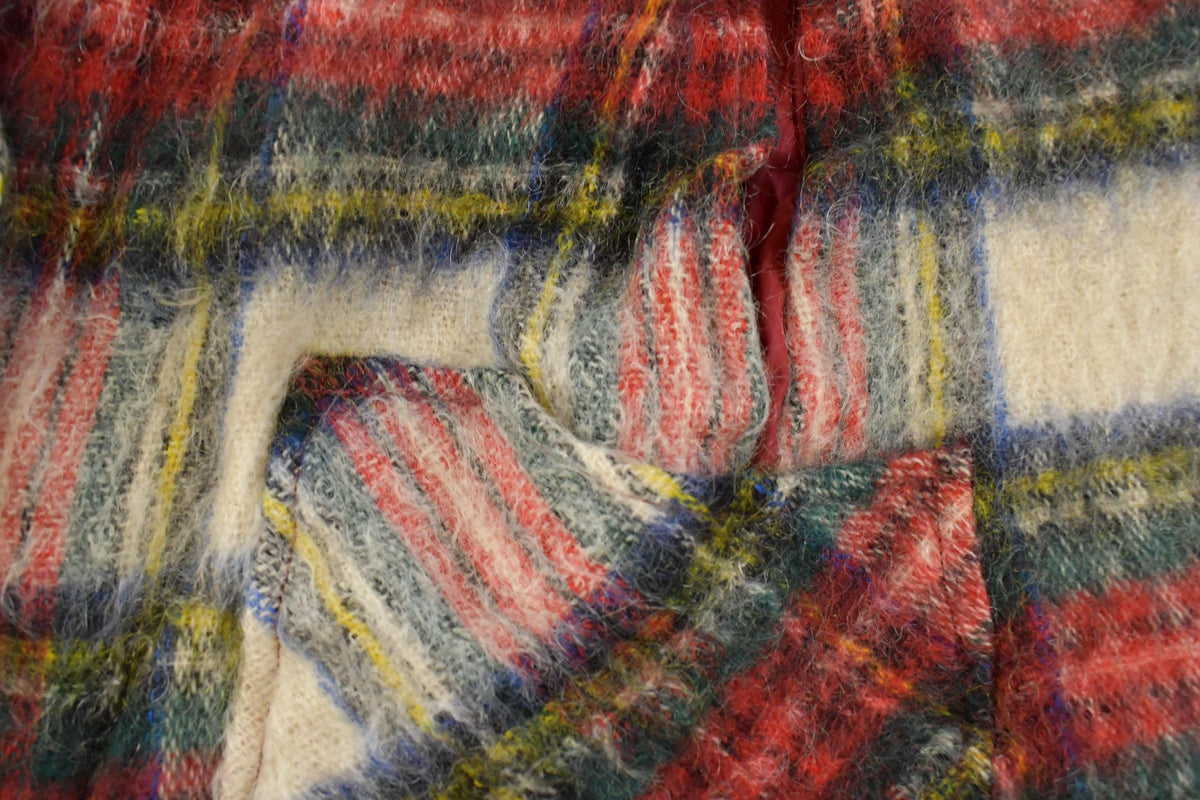 Vintage 1960s Kinswick Wool Mohair Cape Poncho Jacket Men's L
