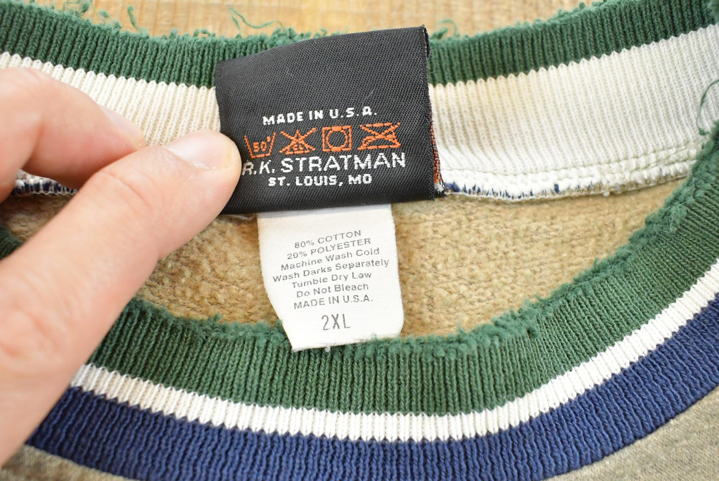 Vintage 1990s Harley Davidson Distressed Crewneck Sweatshirt Men's XL