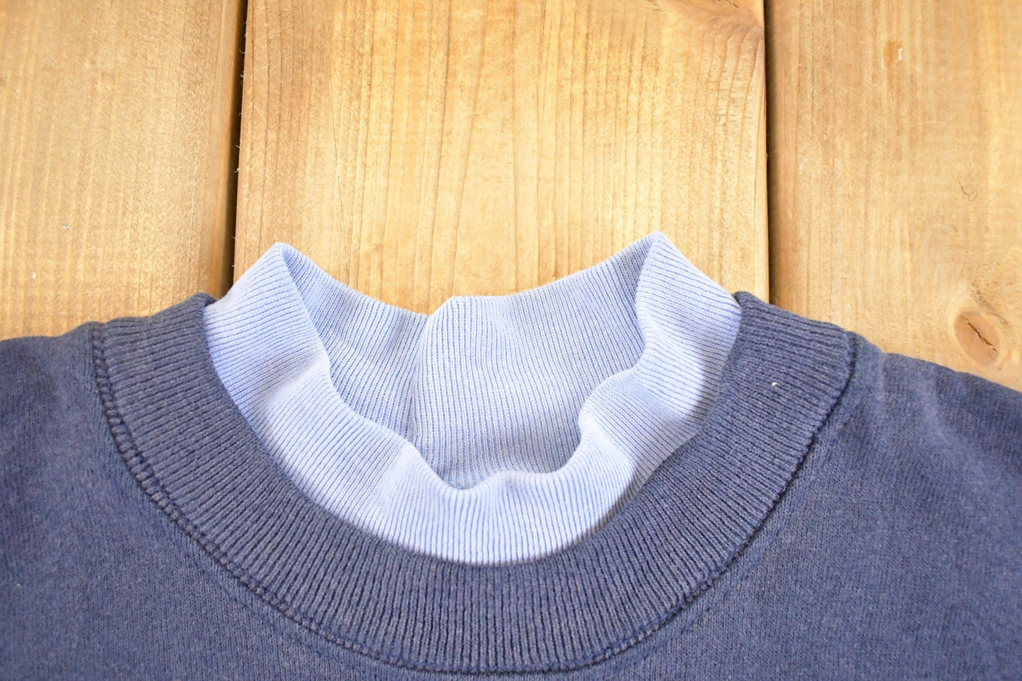 Vintage 1994 Snow Forest Artisans Double Collar Souvenir Crewneck Sweatshirt Men's M