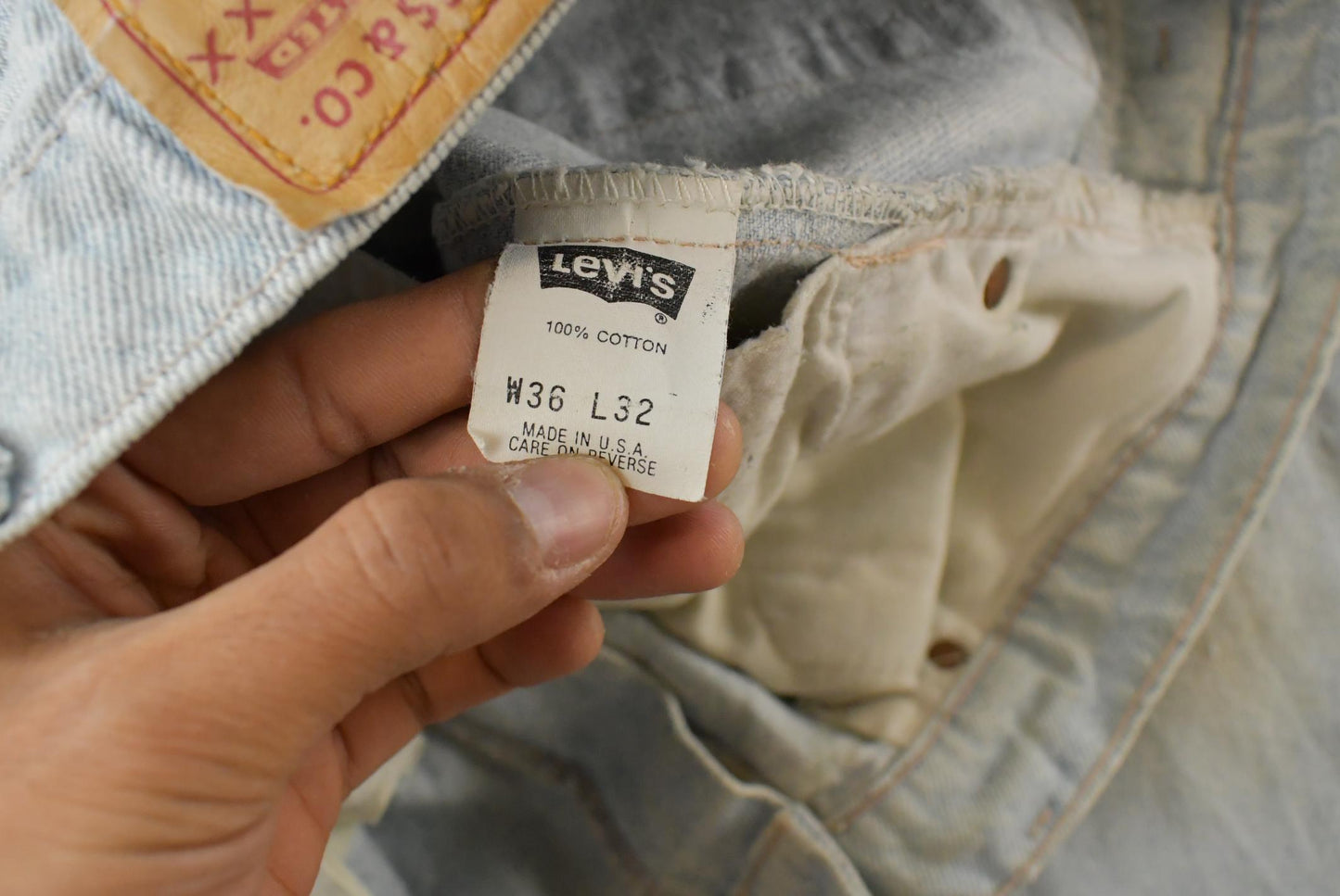 Vintage 1990s Levi's 505 Regular Fit Denim Jeans Men's 34 x 32