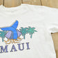 Vintage 1990s Maui Hawaii Whale Animal Graphic T-Shirt Mens L