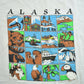 Vintage 1980s Alaska Animal Theme Souvenir T-Shirt Men's Large