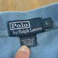 Vintage 1990s Polo By Ralph Lauren Blank Blue Small Pony Short Sleeve Polo Shirt Men's XL