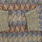 Vintage 1990s Towncraft Knit Geometric Pattern Crewneck Sweater Mens L