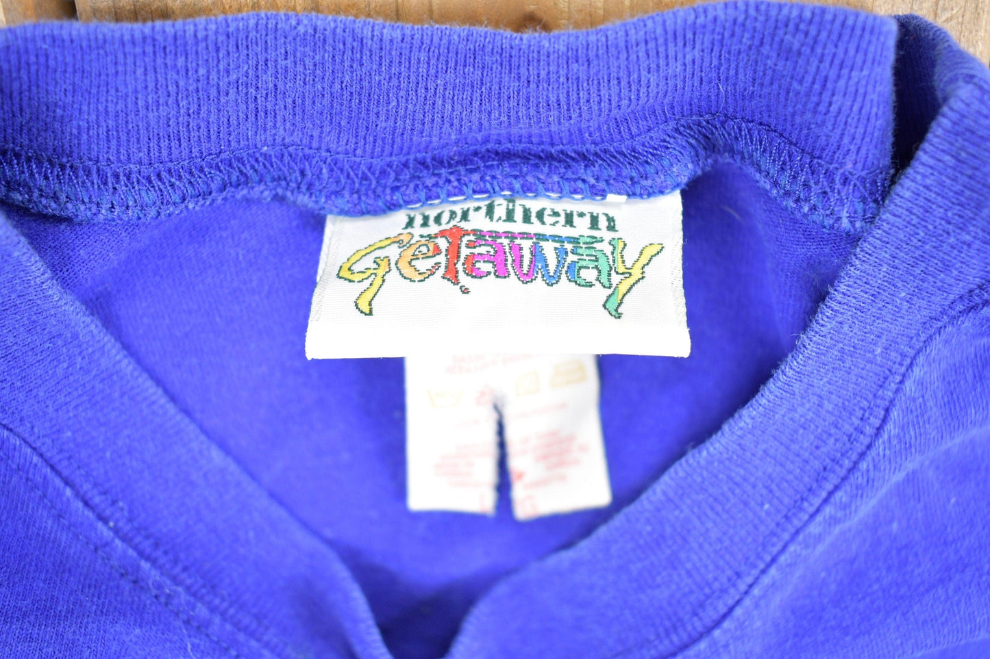 Vintage 1990s Skateboarding Wolf Graphic T Shirt Men's Large