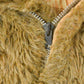 Vintage 1960s Land n Lakes Faux Fur Quarter Zip Jacket Men's Large