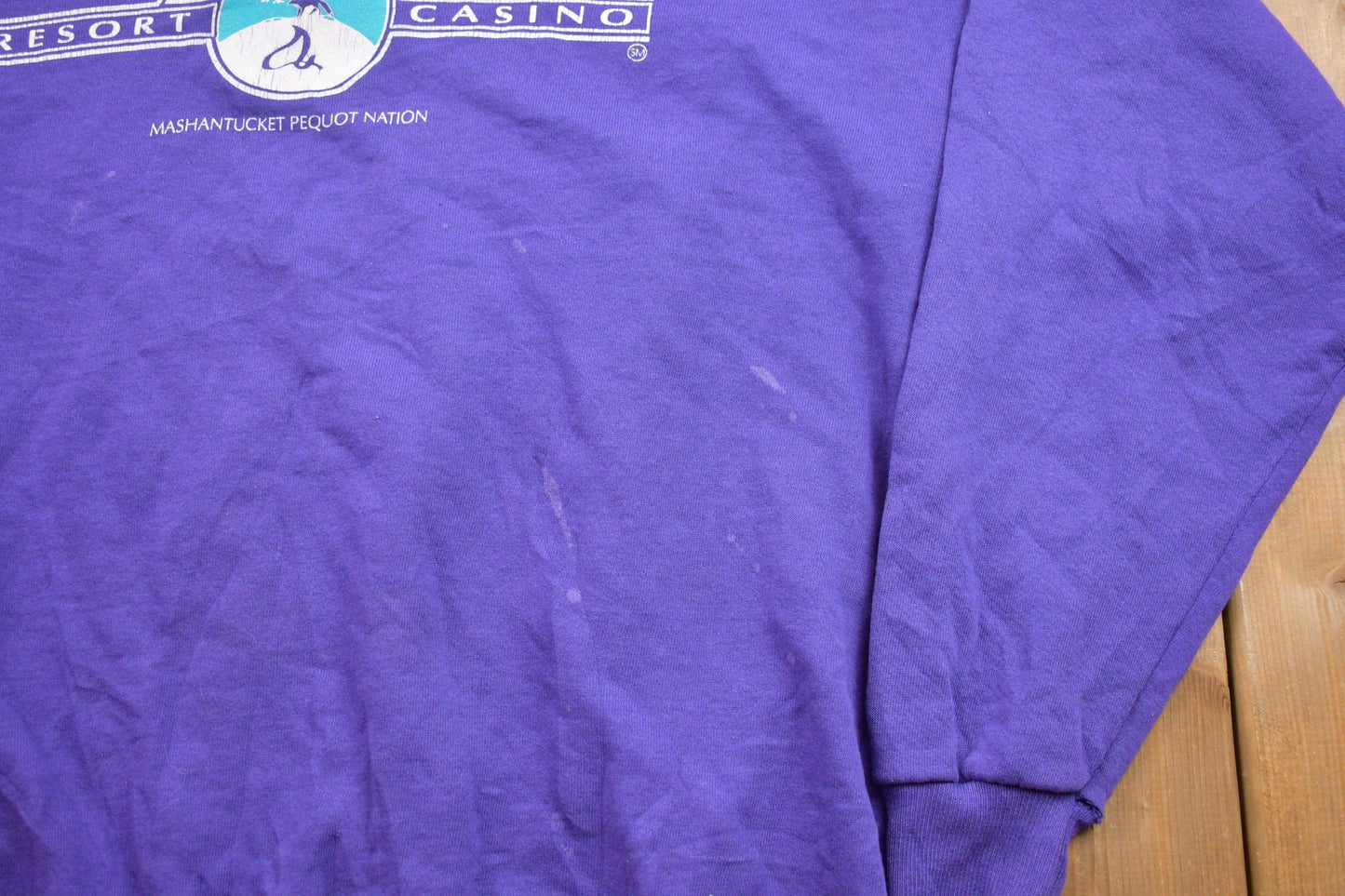 Vintage 1990s Lee Heavyweight Foxwood Casino Crewneck Sweatshirt Men's XL