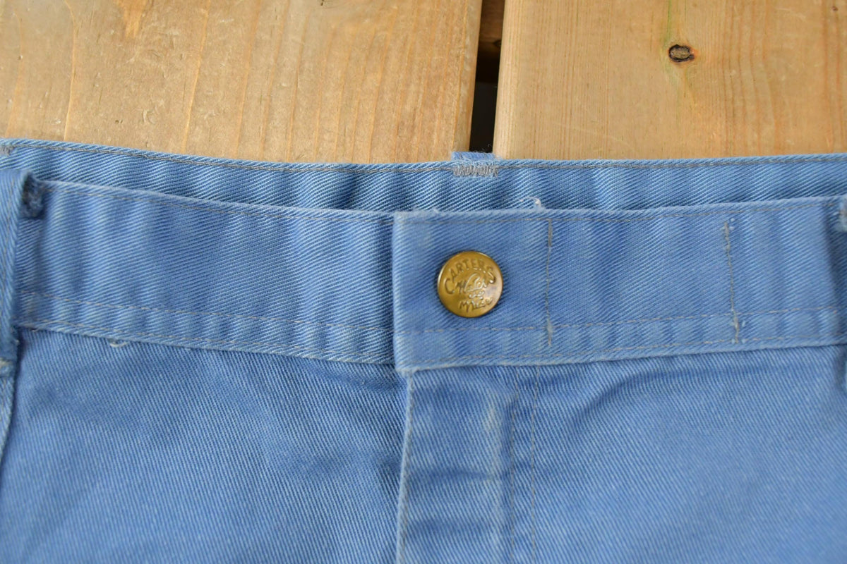 Vintage 1960s Carter's Fatigue Pleated Trousers Men's 37 x 29