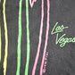 Vintage 1990 Las Vegas Neon Palm Tree Souvenir Travel Tank Top Mens S