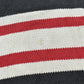 Vintage 1990s Tommy Hilfiger Striped Quarter Zip Knit Sweater Men's L