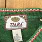 Vintage 1990s Tiara International Christmas Theme Knit Sweater Women's M