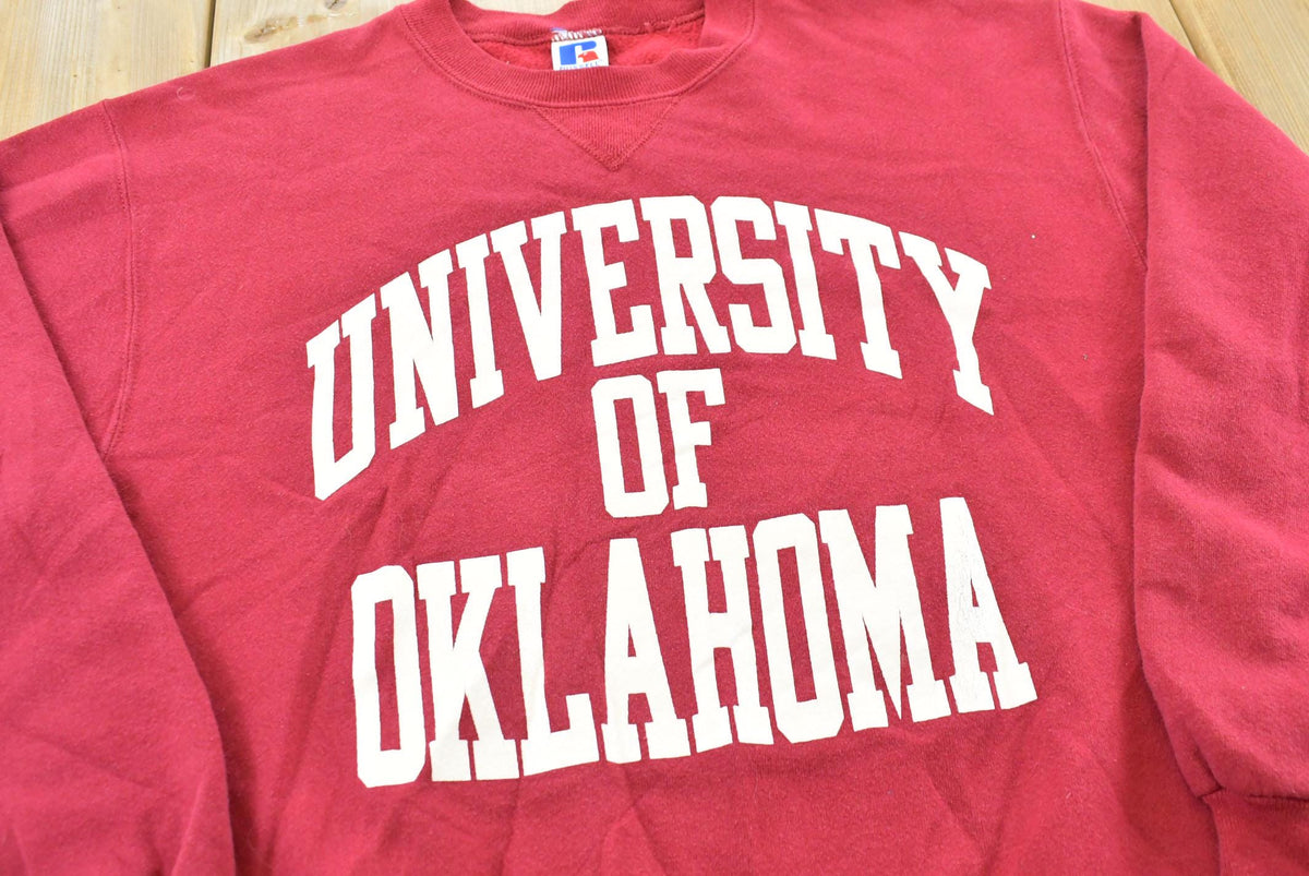 Vintage 1990s University of Oklahoma Russell Athletic Crewneck Sweatshirt Men's M