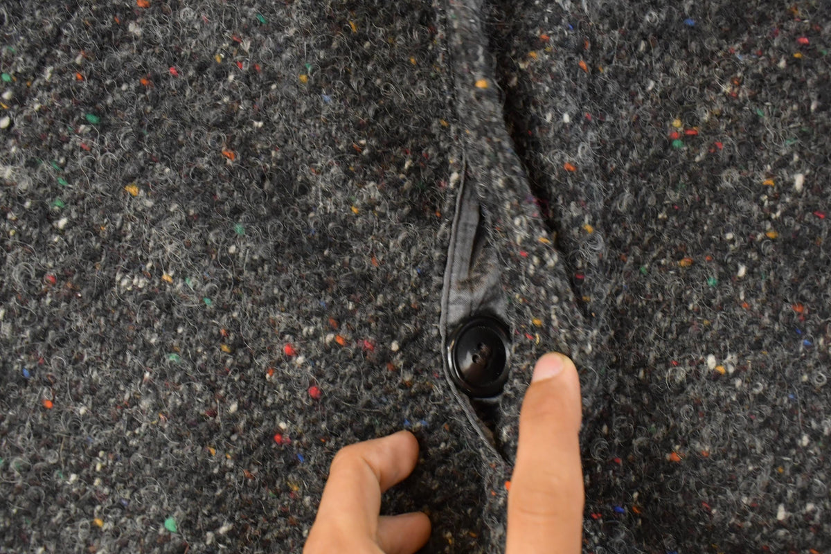 Vintage 1990s Kindler Wool Trench Coat Men's Large