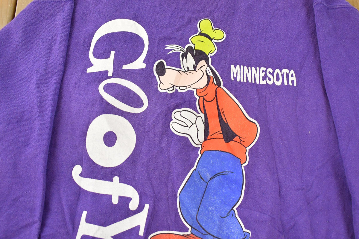 Vintage 1990s Goofy Disney Crewneck Sweatshirt Men's Large