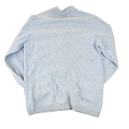 Vintage 1970s Alan Paine Knit Cardigan Lambswool Sweater Men's M