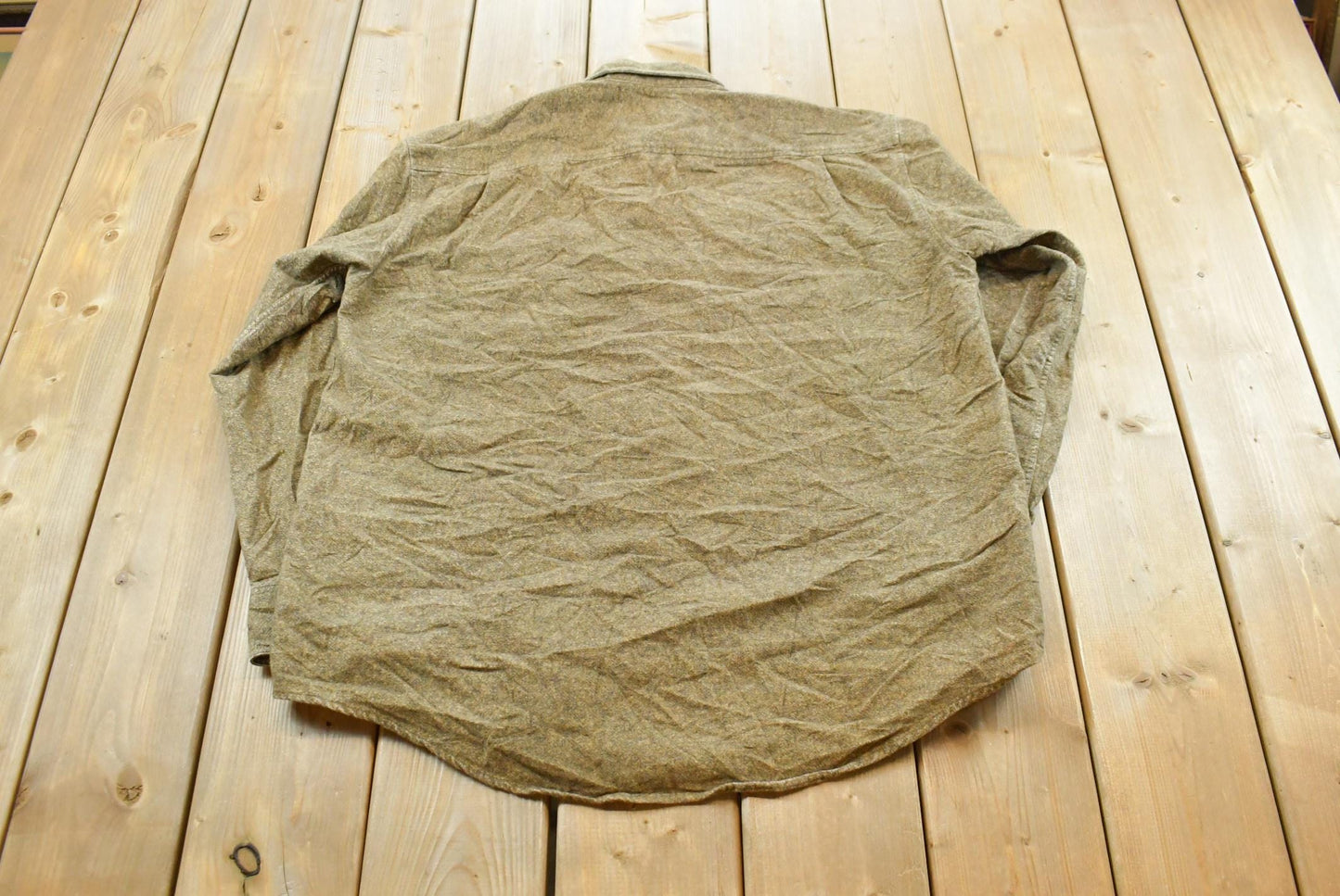 Vintage 1990s Cabela's Deerskin Chamois Button Up Shirt Men's L / Hunting Outdoorsman / 90s Streetwear / Outdoor Wear
