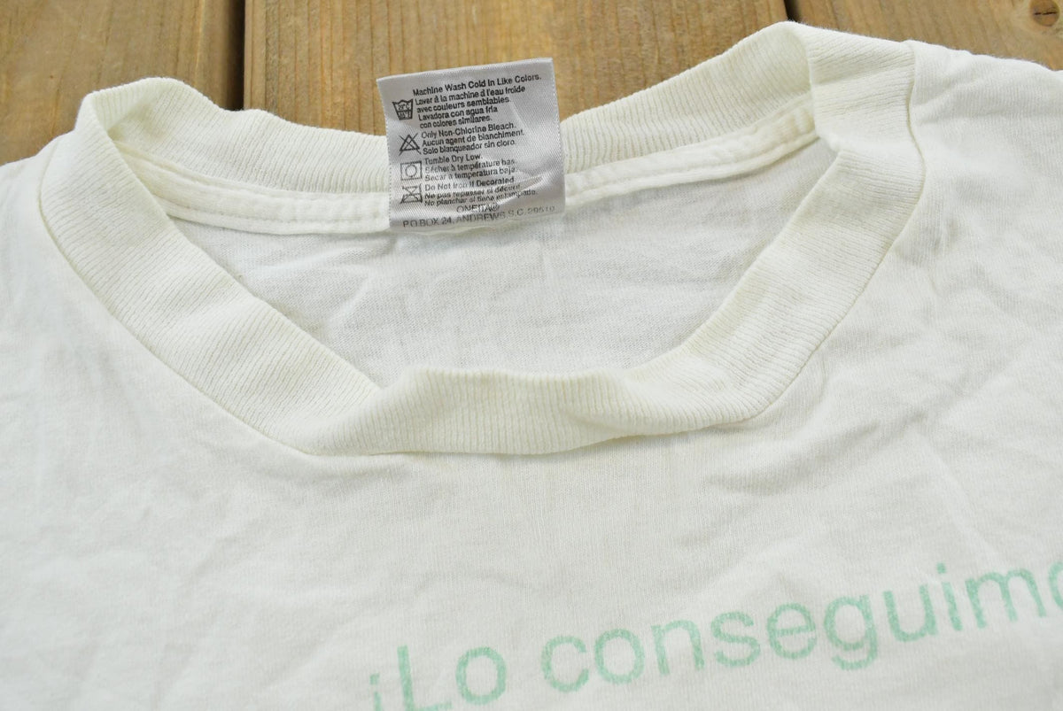 Vintage 1990s We Did It Multiple Languages Translation Promotional T-Shirt Men's L