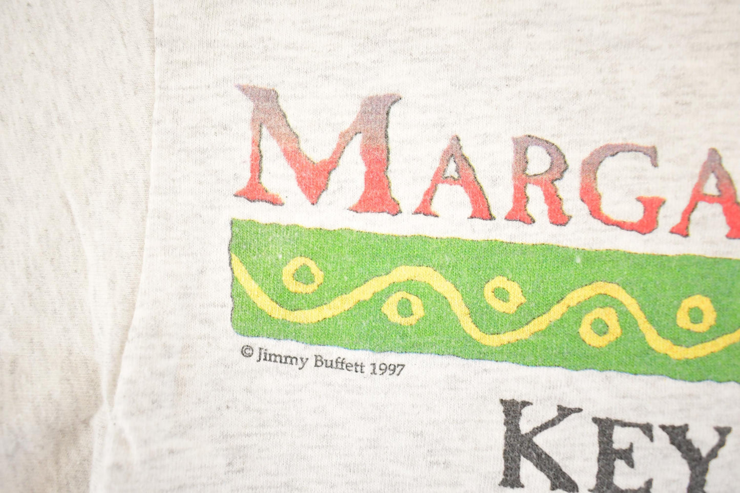 Vintage 1990's Jimmy Buffett Margaritaville Key West Souvenir Travel T-Shirt Mens M