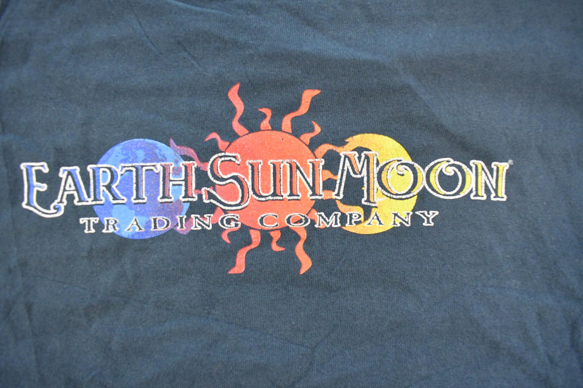 Vintage 2000s Earth Sun Moon Trading Company Graphic T-Shirt Men's L
