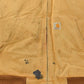 Vintage 1990s Carhartt Distressed Canvas Hooded Jacket Men's XL