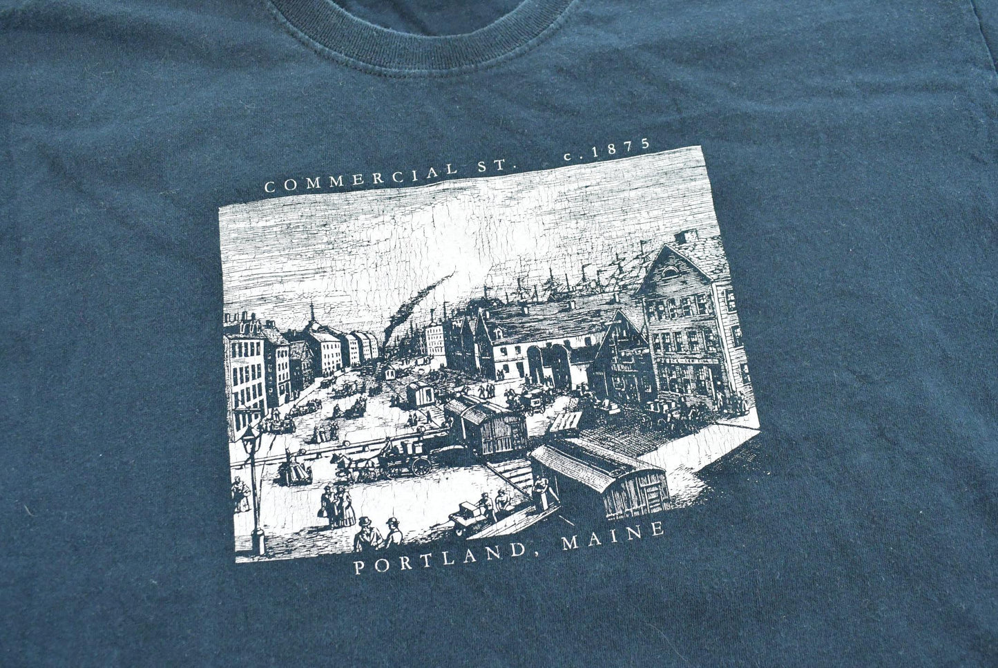 Vintage 2000s Portland Maine Souvenir T-Shirt Men's L
