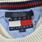 Vintage 1990s Tommy Hilfiger Knit Mini Flag Logo Sweater Men's L