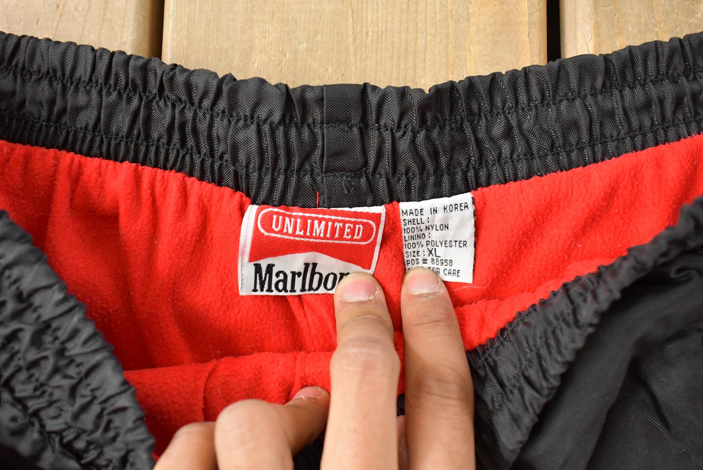 Vintage 1990s Marlboro Unlimited Track Pants Men's XL