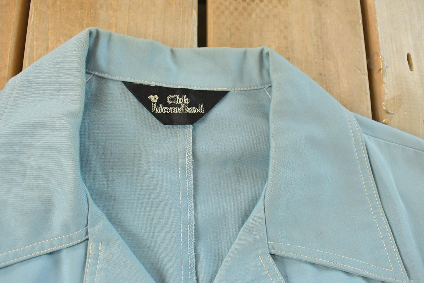 Vintage 1970s Club International Button Up Shirt Men's Medium