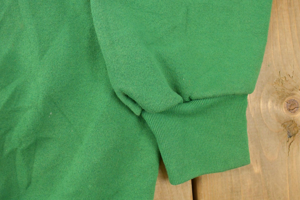 Vintage 1990s Philadelphia Eagles Kelly Green Crewneck Sweatshirt Men's XL
