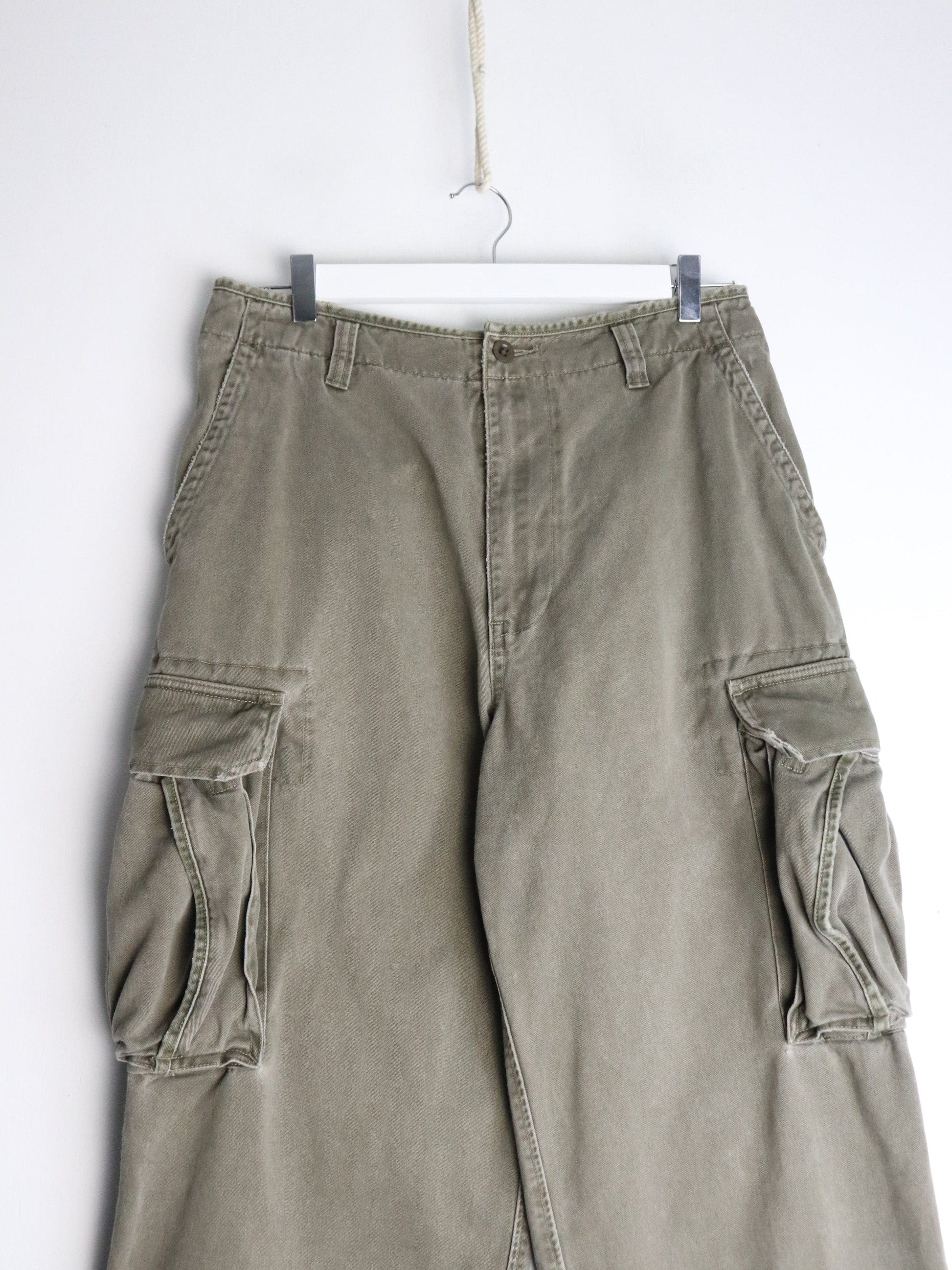 Abercrombie & Fitch Pants Mens 30 x 29 Green Cargo from propervintagecanada