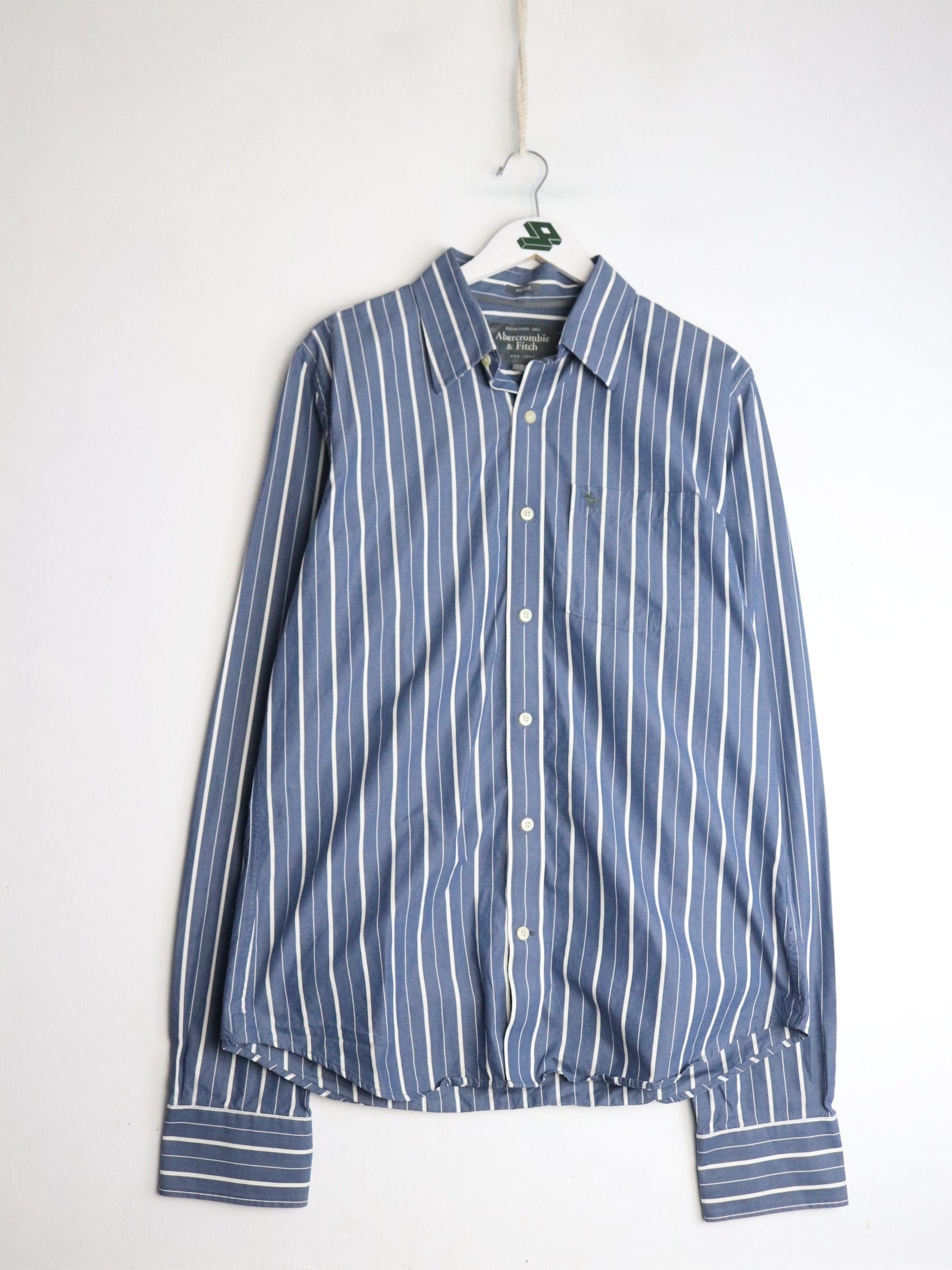 Abercrombie & Fitch Shirt Mens 2XL Blue Muscle Fit from propervintagecanada