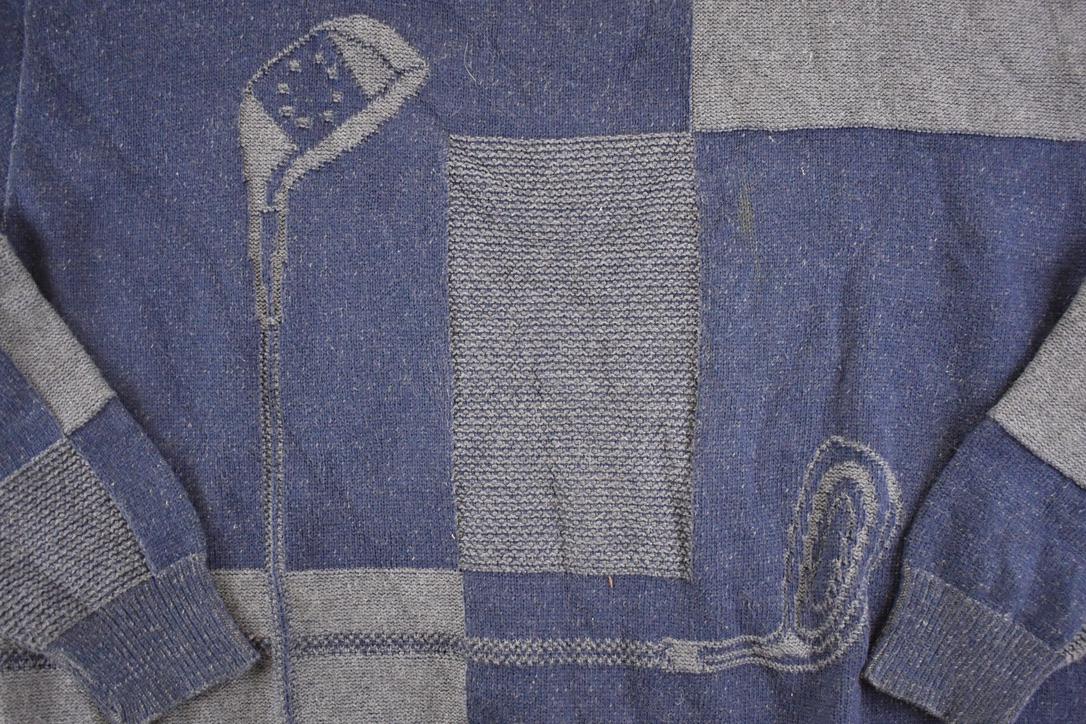 Vintage 1990s Golfing Pinnacle Knit Crewneck Sweater Mens XXL