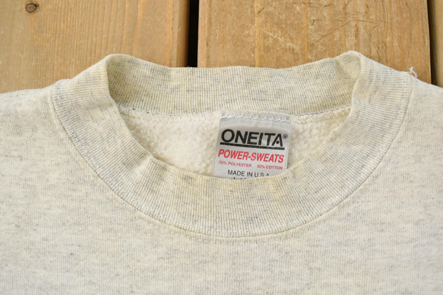 Vintage 1990s Vermont Fishing Outdoorsman Crewneck Sweatshirt Mens M