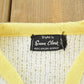 Vintage 1960s Susan Clark Knit Acrylic Flower Cardigan Sweater Women's M