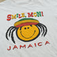 Vintage 1990s Smile Mon Jamaica Smiley Face Souvenir Travel T-Shirt Men's L