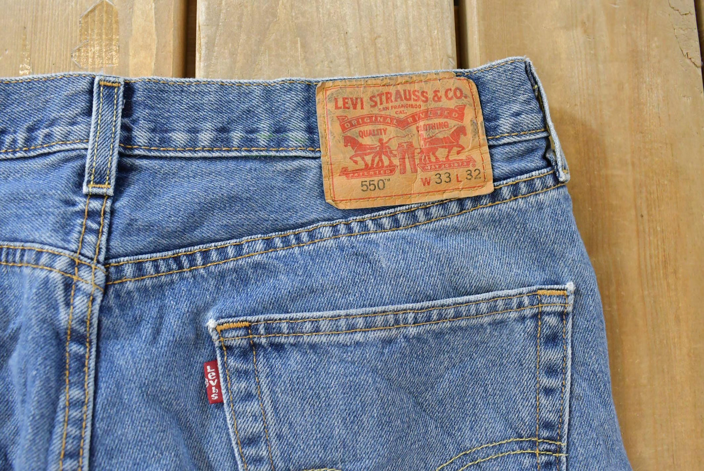 Vintage 2000s Levi's 550 Relaxed Fit Denim Jeans Men's 34 x 30