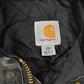 Vintage 1990s Sun Faded Distressed Carhartt Arctic Quilt Traditional Work Jacket Men's 2XL Tall