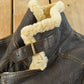 Vintage 1970s Sheepskin Shearling Leather Fur Jacket Men's L