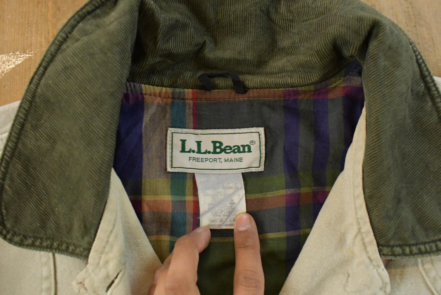 Vintage 1990s L.L. Bean Lined Barn Chore Jacket Men's L