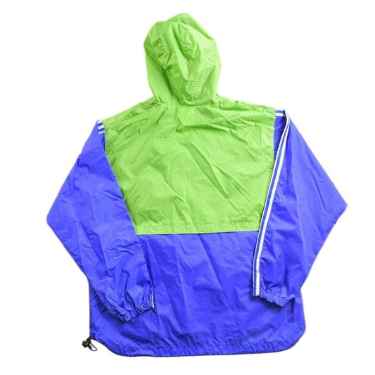 Adidas Clothing > Gender Neutral Adult Clothing > Jackets & Coats Vintage 1990s Adidas Three Stripes Half Zip Color Block Windbreaker Jacket Men's XL