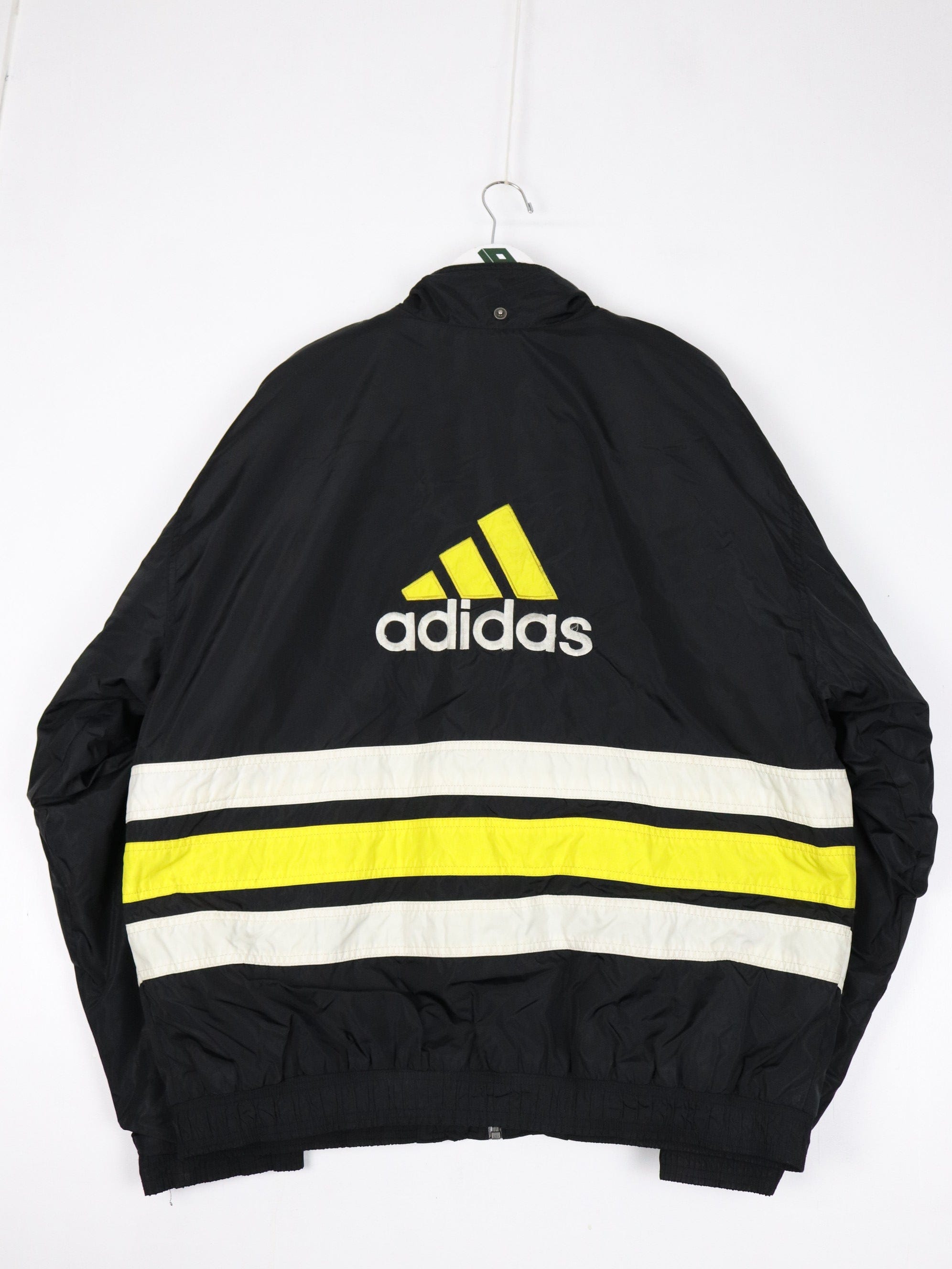 Vintage Adidas Jacket Mens XL Black 90s Coat Triferg – Proper Vintage