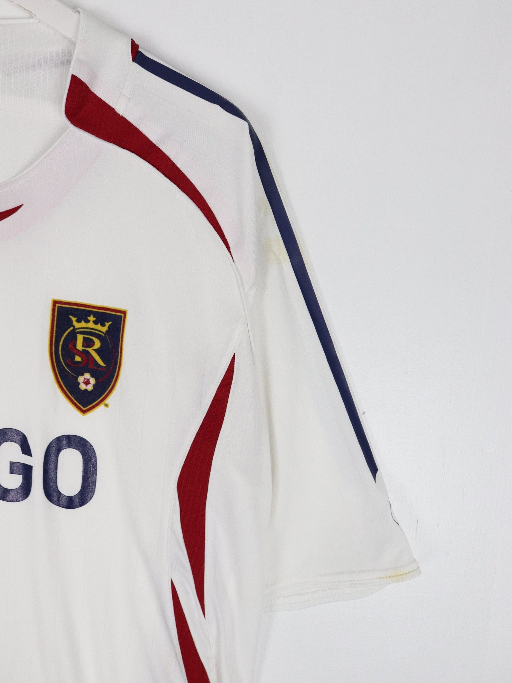 Adidas Jersey Real Salt Lake Soccer Jersey Mens XL White 2009 MLS Adidas