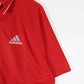 Adidas Jersey Vintage Adidas Jersey Mens Large Red Button Up