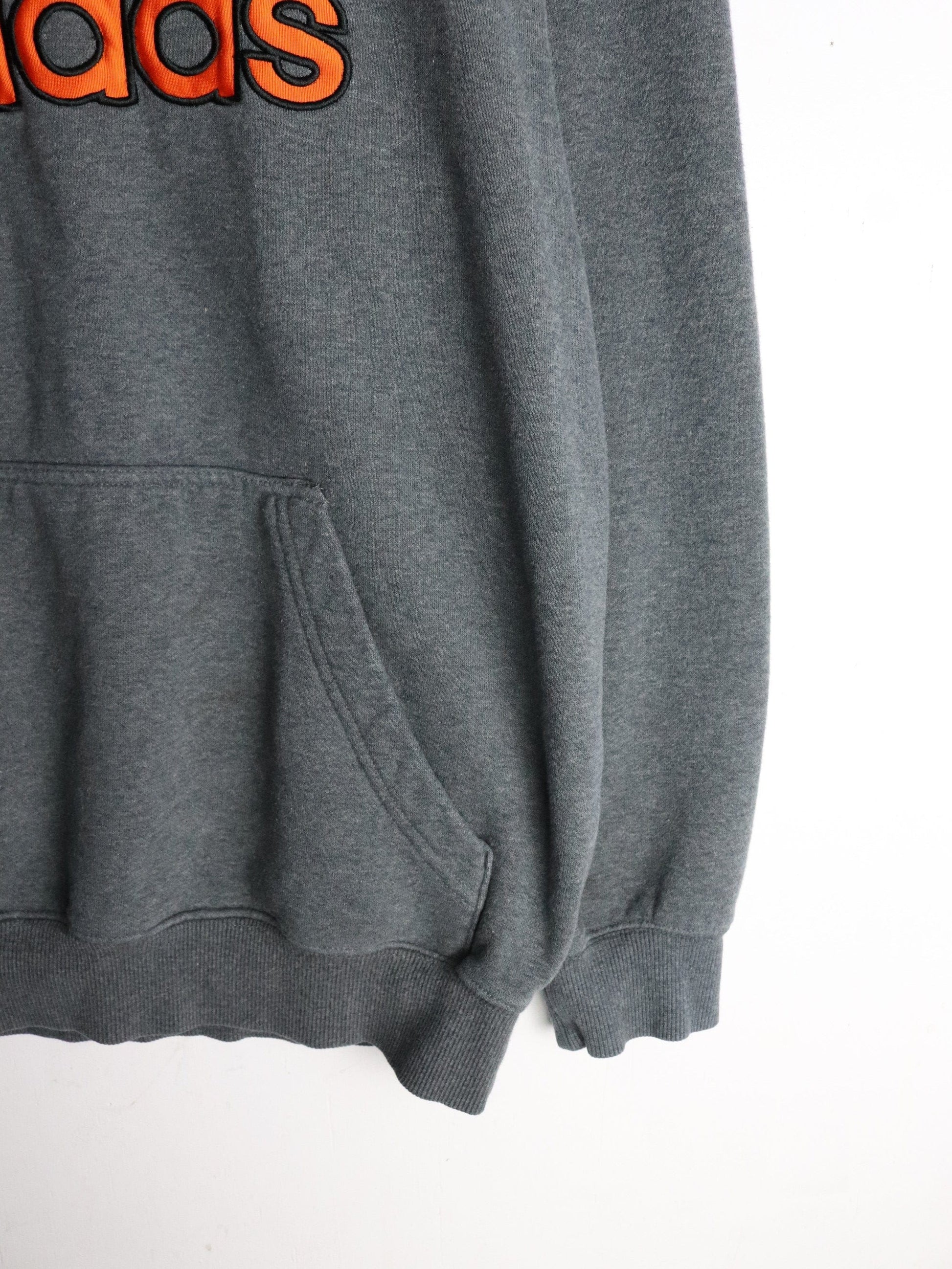 Adidas Sweatshirt Mens Medium Grey Hoodie from propervintagecanada
