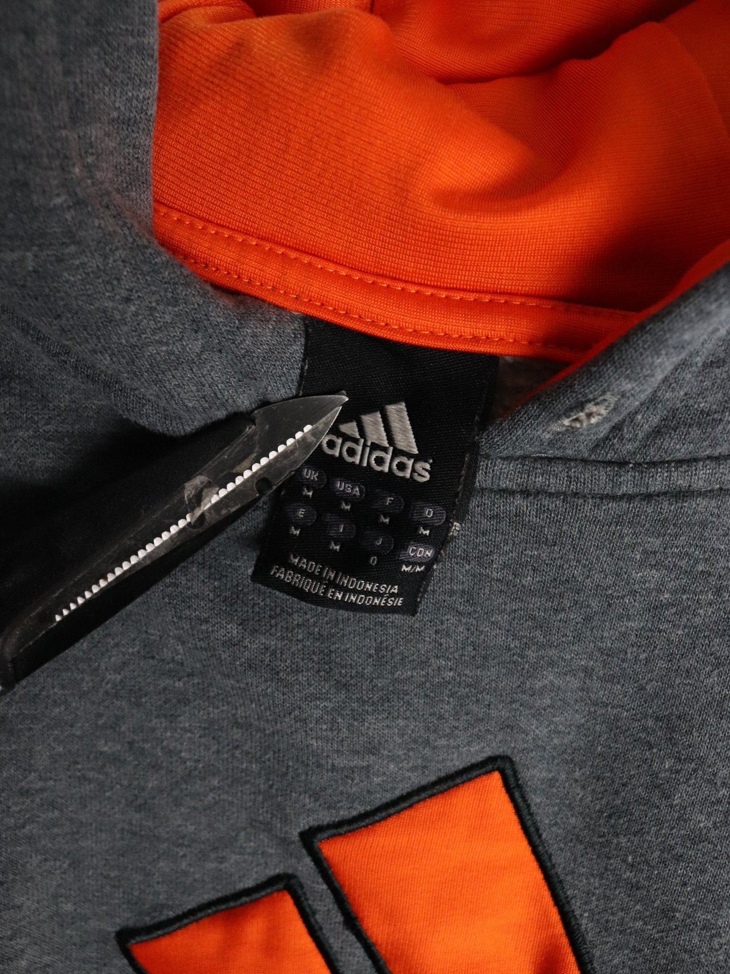 Adidas Sweatshirt Mens Medium Grey Hoodie from propervintagecanada