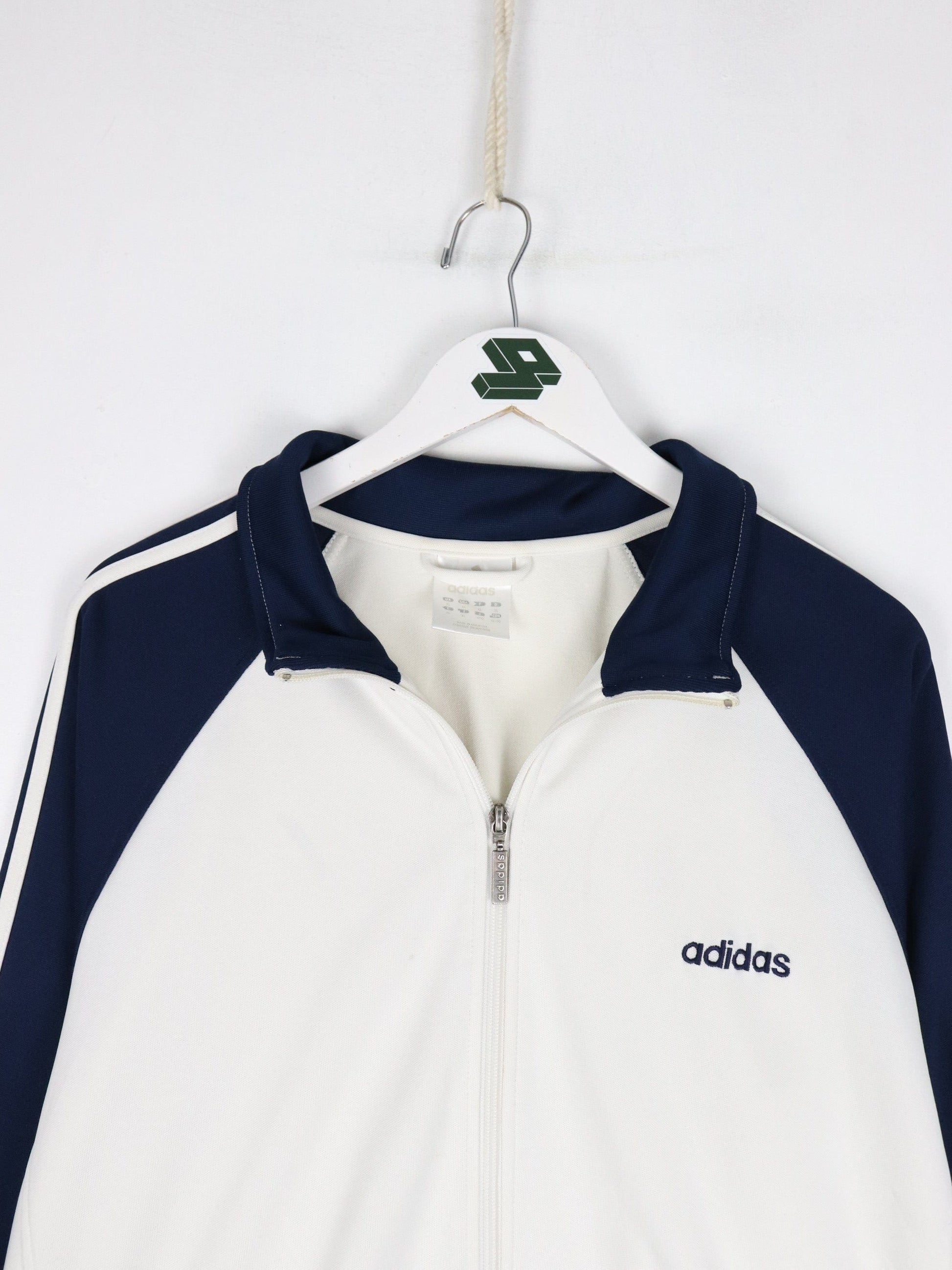 Adidas Sweatshirts & Hoodies Adidas Track Jacket Mens XL White Athletic