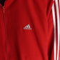 Adidas Windbreaker Mens Large Red
